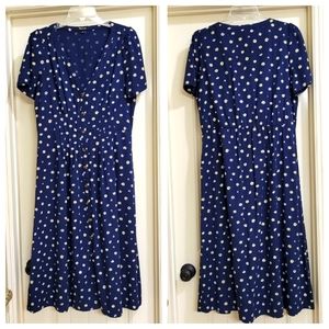 SOLD. Madewell dress- Blue, Floral Print, Lovely